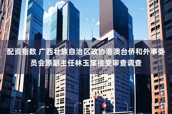 配资指数 广西壮族自治区政协港澳台侨和外事委员会原副主任林玉棠接受审查调查
